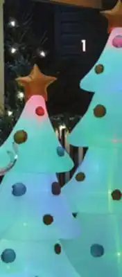 Canadian Tire Noma smart voice command inflatable 8' tree offer