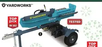 Canadian Tire Yardworks 25-ton 224cc gas log splitter offer