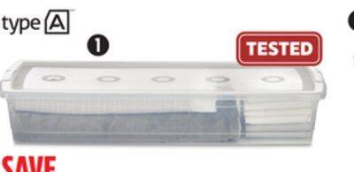 Canadian Tire Type a 50l clarity storage container offer