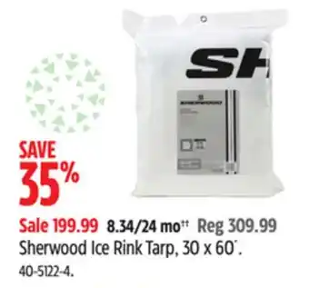 Canadian Tire Sherwood sherwood ice rink tarp, 30 x 60' offer