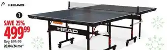 Canadian Tire Head summit table tennis table offer