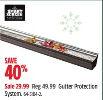 Canadian Tire Holmes smart screen gutter protection system offer