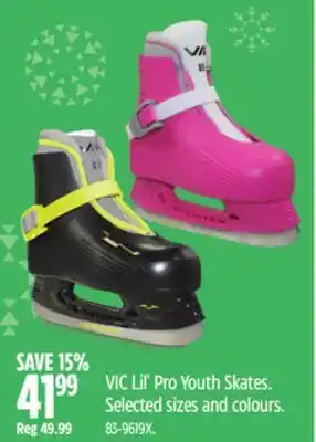 Canadian Tire Vic lil' pro youth skates offer