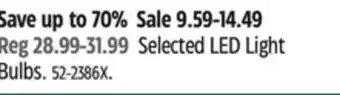Canadian Tire Noma selected led light bulbs offer