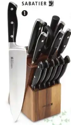 Canadian Tire Sabatier 15-pc forged knife block set offer