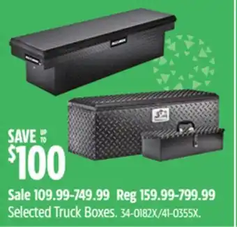 Canadian Tire Maximum selected truck boxes offer