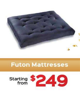 The Sleep Factory Futon mattresses offer