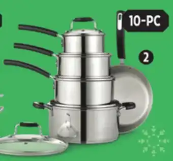 Canadian Tire Heritage elite stainless-steel cookset offer