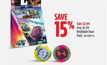 Canadian Tire Beyblade dual pack offer