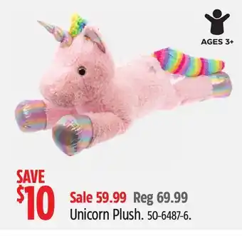 Canadian Tire Unicorn plush offer