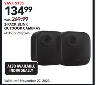 RONA 2-pack blink outdoor cameras offer