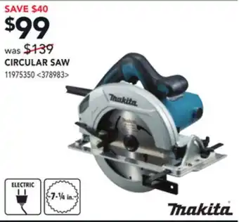 RONA Makita circular saw offer