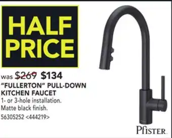 RONA Pfister fullerton pull-down kitchen faucet offer