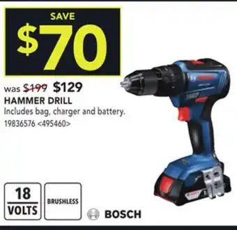RONA Bosch hammer drill offer