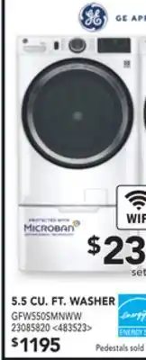 RONA Ge 5.5 cu. ft. washer offer