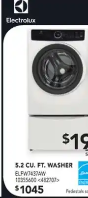RONA Electrolux 5.2 cu. ft. washer offer