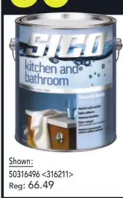 RONA Sico specialty interior paint offer