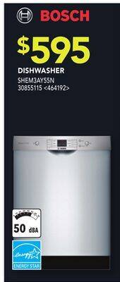 RONA Bosch dishwasher offer