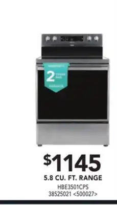 RONA Hisense 5.8 cu. ft. range offer
