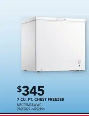 RONA 7 cu. ft. chest freezer offer