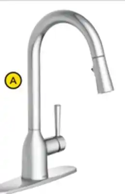 RONA Moen adler pull-down kitchen faucets chrome finish offer
