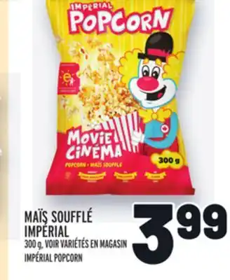 Metro Maïs soufflé impérial | impérial popcorn offer
