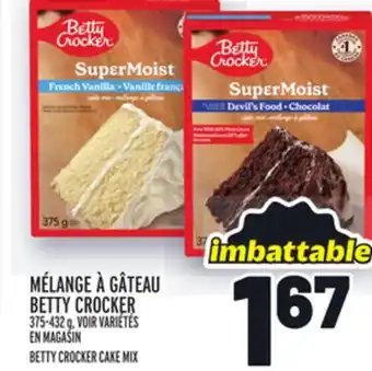 Metro Mélange à gâteau betty crocker | betty crocker cake mix offer