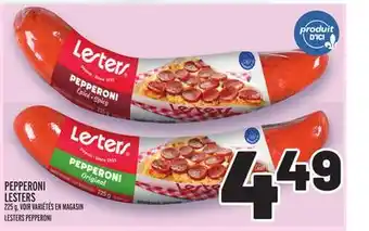Metro Pepperoni lesters | lesters pepperoni offer