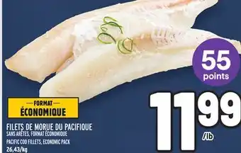 Metro Filets de morue du pacifique | pacific cod fillets offer