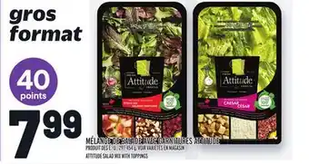 Metro Mélange de salade avec garnitures attitude | attitude salad mix with toppings offer