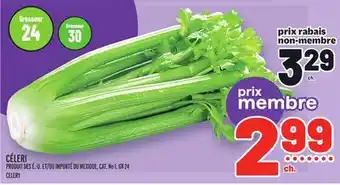 Metro Céleri | celery offer