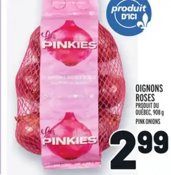 Metro Oignons roses | pink onions offer