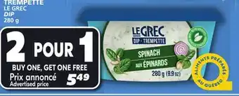 IGA Le grec dip offer