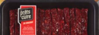 IGA Fresh marinated beef, chicken or pork strips offer