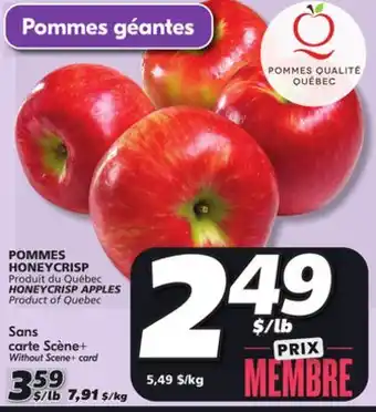 IGA Honeycrisp apples offer