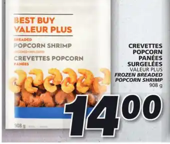 IGA Valeur plus frozen breaded popcorn shrimp offer