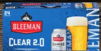 IGA Sleeman clear 2.0 beer offer