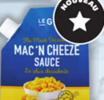 IGA Le grand mac'n cheese sauce offer