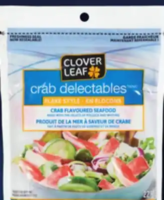 IGA Clover leaf crab or lobster flavoured seafood offer