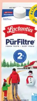 IGA Lactantia pur filtre milk offer