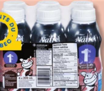 IGA Natrel milk or chocolate milk offer