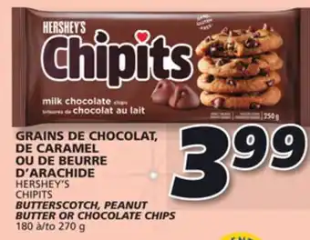 IGA Hershey's chipits butterscotch, peanut butter or chocolate chips offer