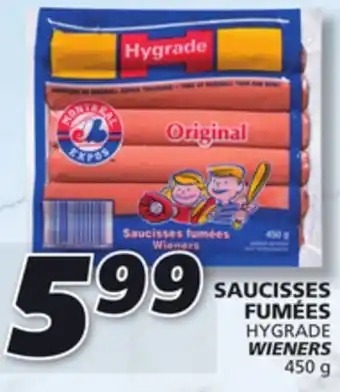 IGA Hygrade wieners offer