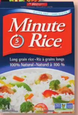 IGA Minute rice precooked rice offer