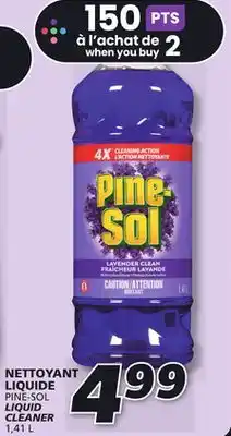 IGA Pine-sol liquid cleaner offer
