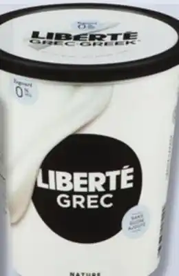 IGA Liberté grec yogurt offer