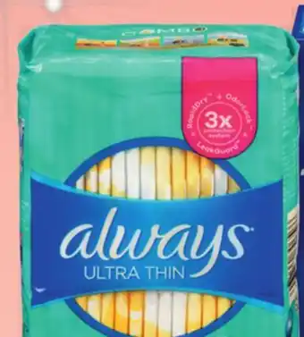 IGA Always pads offer