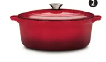 Canadian Tire Master chef 7-qt cast-iron casserole dish, red offer