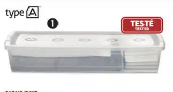 Canadian Tire Type a 50l clarity under-bed storage container offer