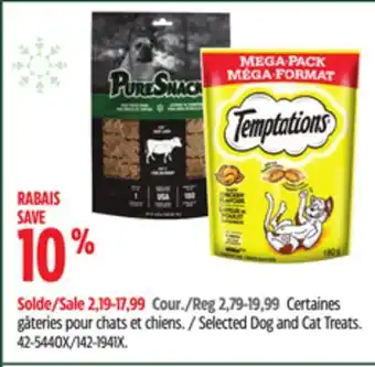 Canadian Tire Whiskas selected dog and cat treats offer